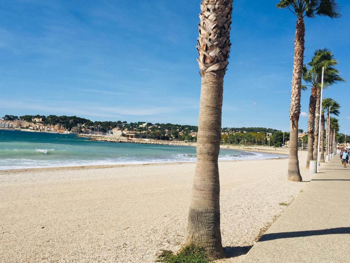 Superbe studio rue piétonne principale Sanary à côté du port Exterior foto
